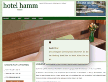 Tablet Screenshot of cityhotel-hamm.de